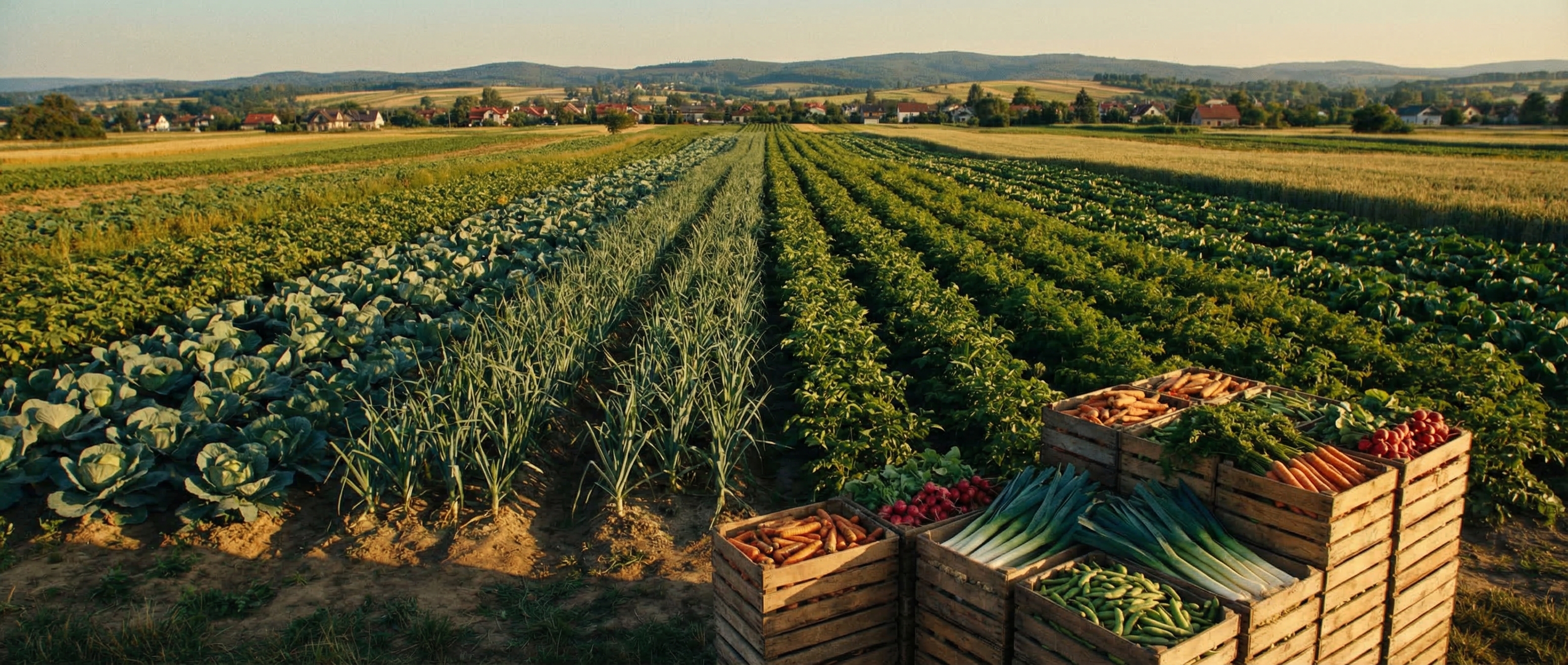 Pole warzywne — współpraca z Malinka